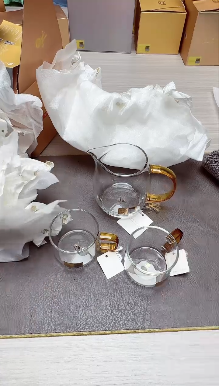 【闪购商品】禾器#澄然茶海琥珀+清禾对杯琥珀