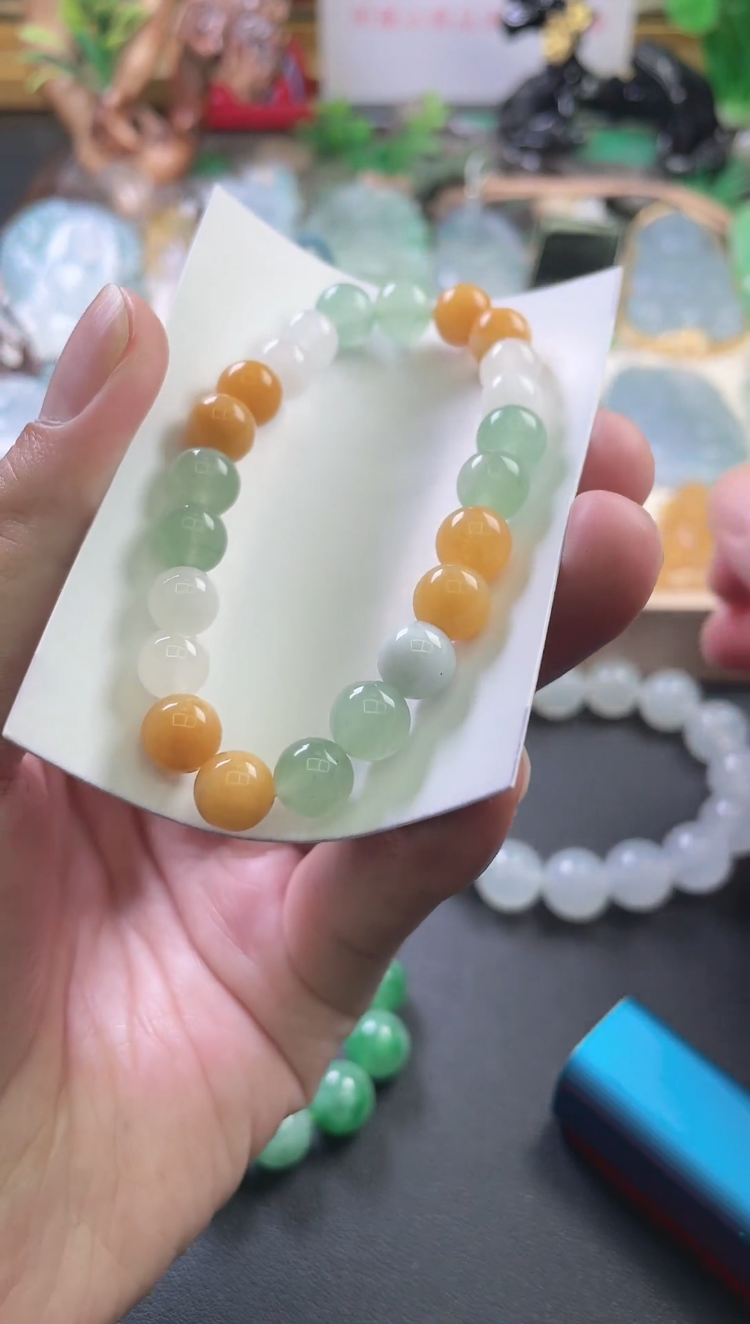 未镶嵌手串翡翠未镶嵌手串翡翠天然A货翡翠单珠DIY（多样性发其一）