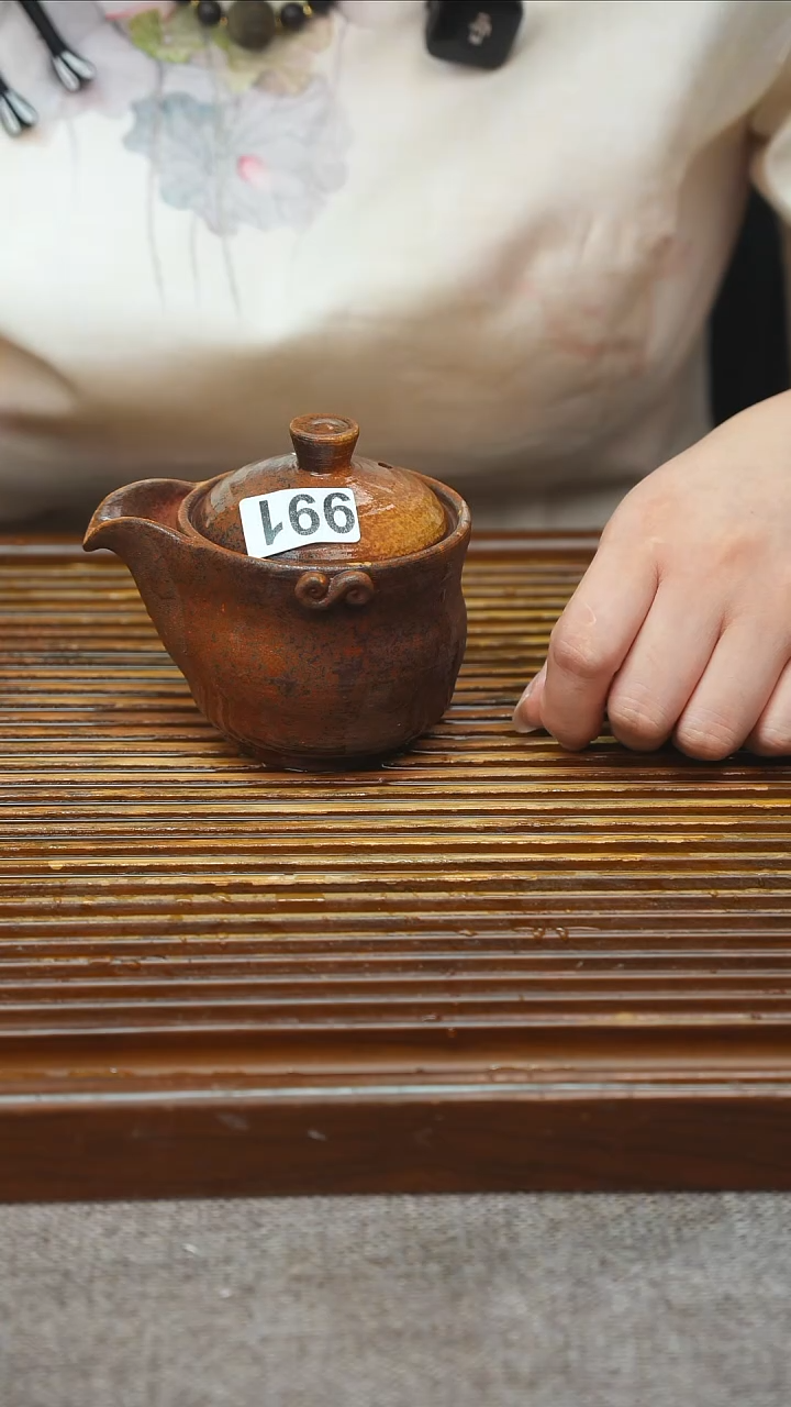 万古烧粗陶手工茶具