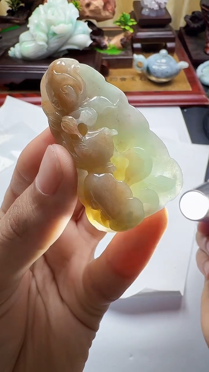 吊坠(不含链)未镶嵌翡翠1