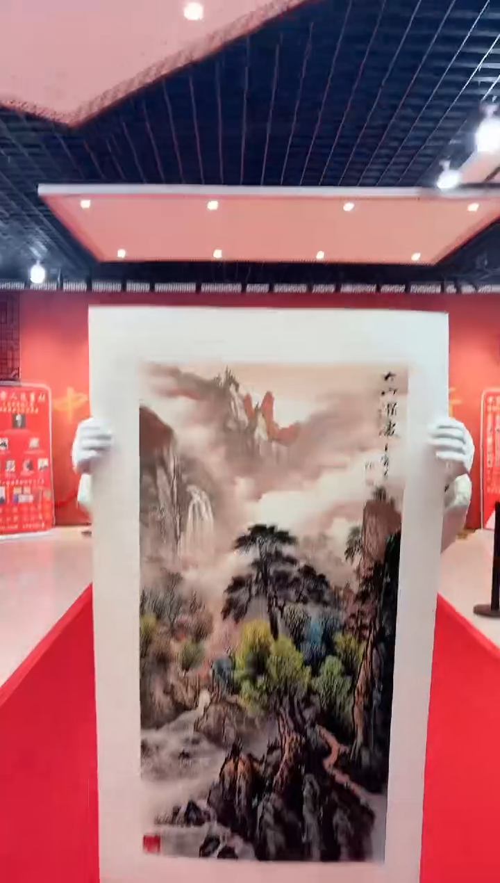 【闪购商品】国画国画道一老师亲笔绘画作品D61