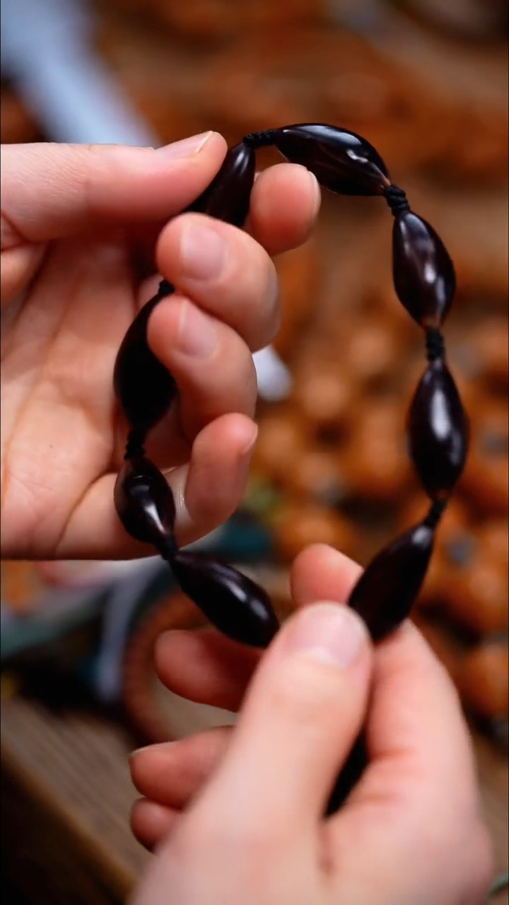 手串/手链橄榄核紫核紫肉 手持12mm