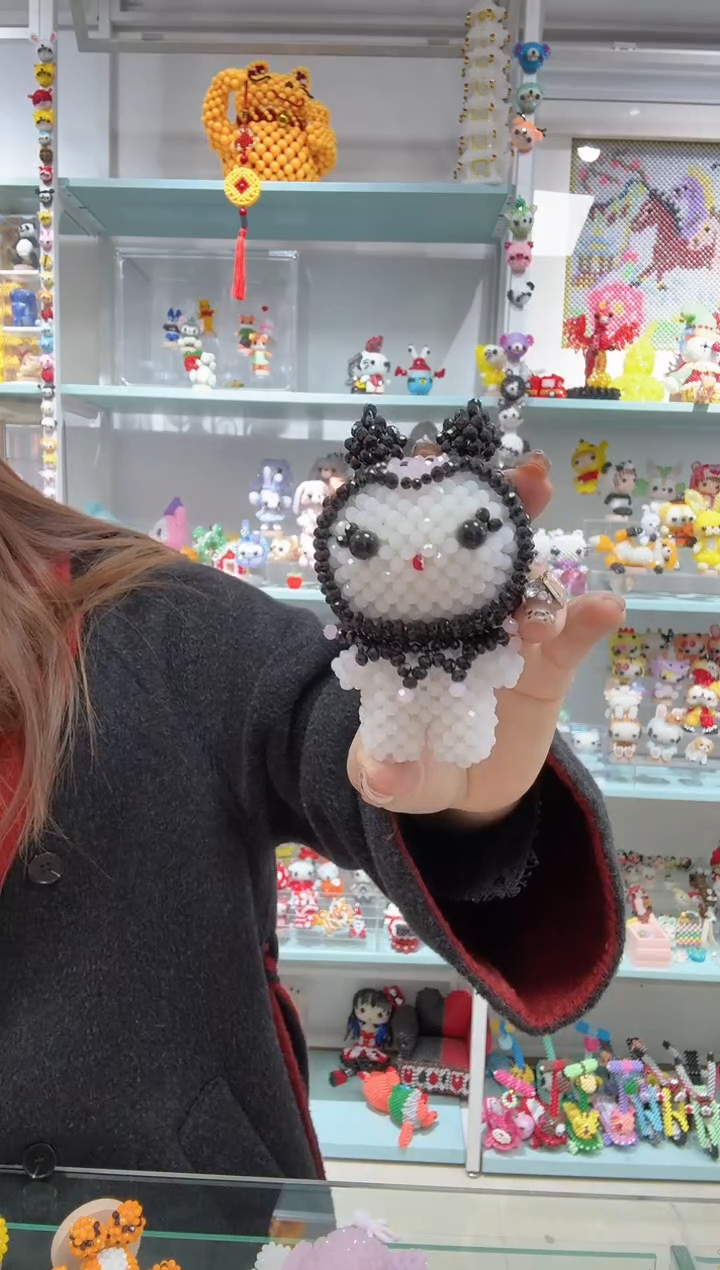 玻璃2582卡4水晶库洛米材料包1套黑色