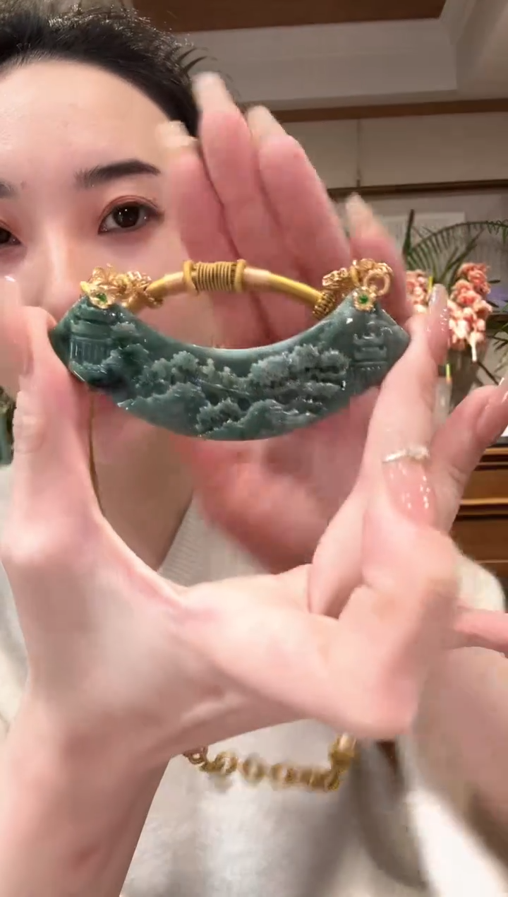 【闪购商品】翡翠颈饰未镶嵌国风