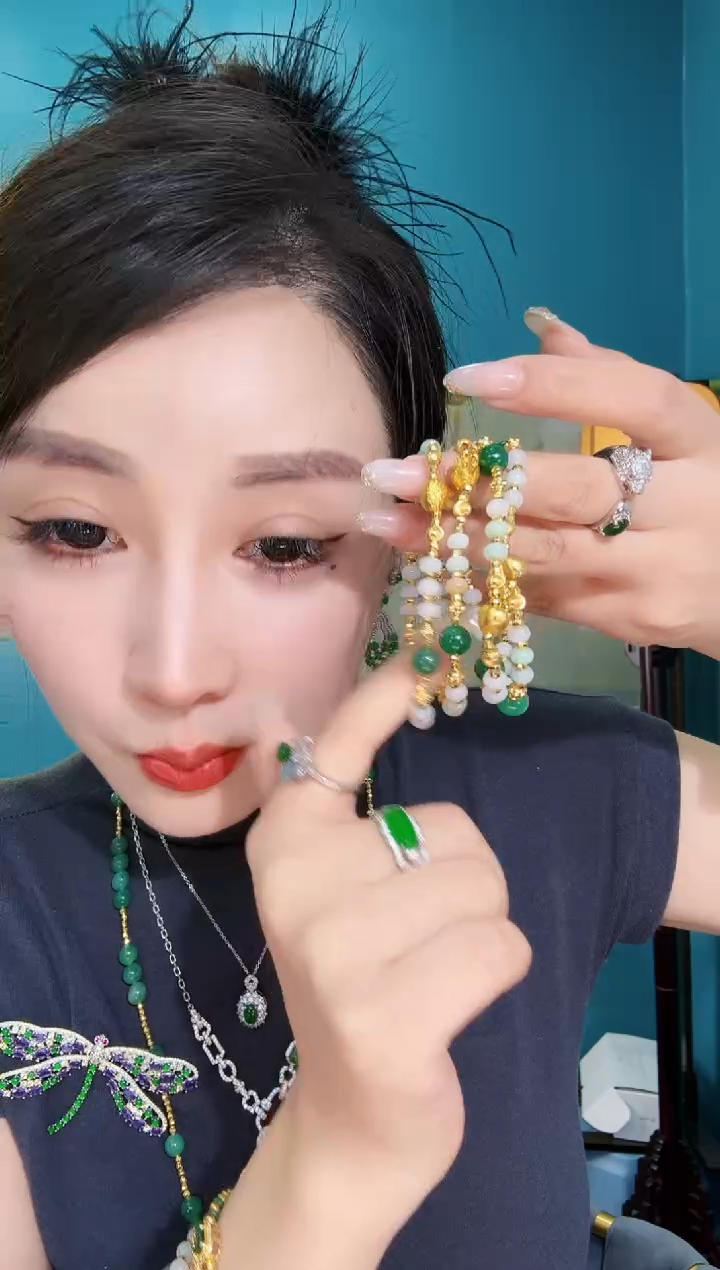未镶嵌手链翡翠手串多样性发一