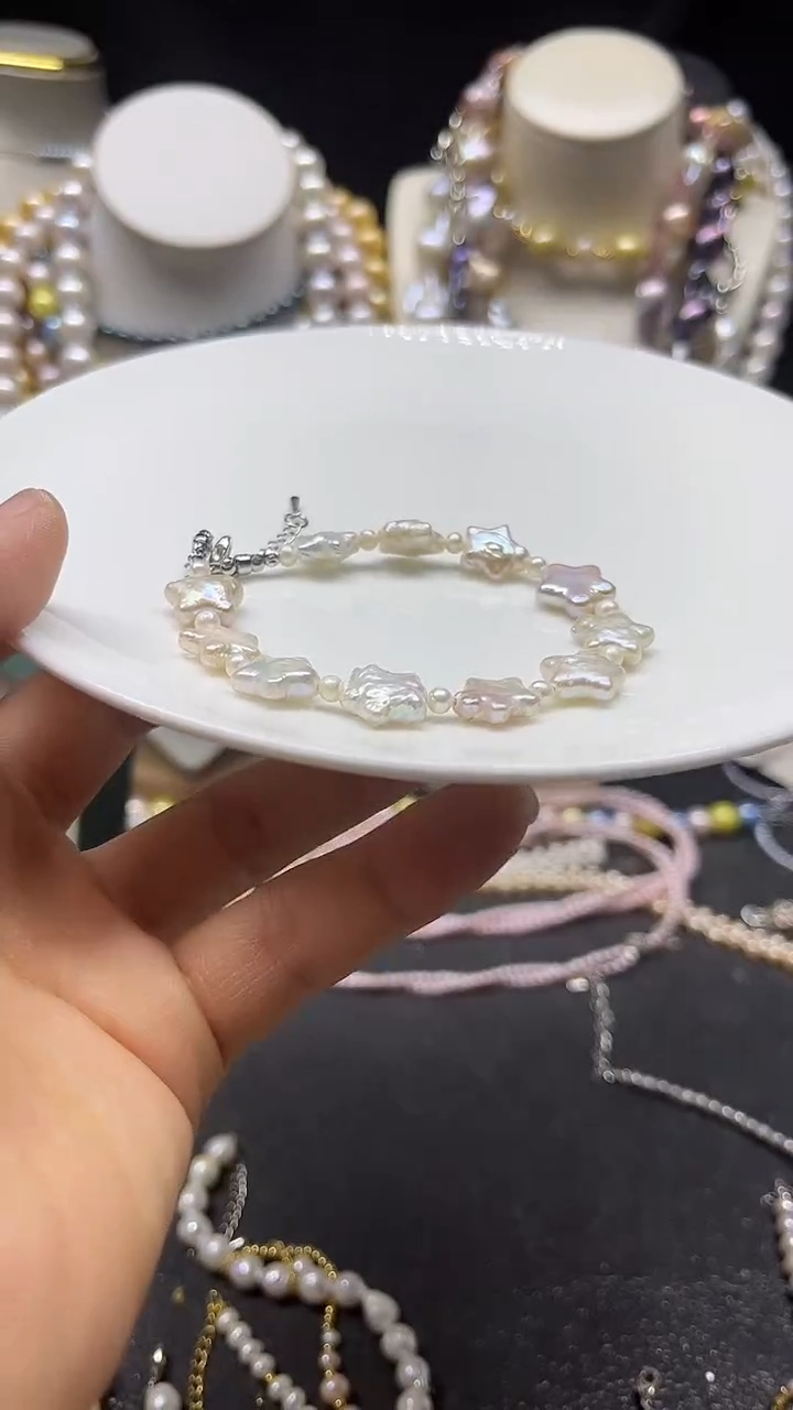 颈饰未镶嵌淡水珍珠人多人手链