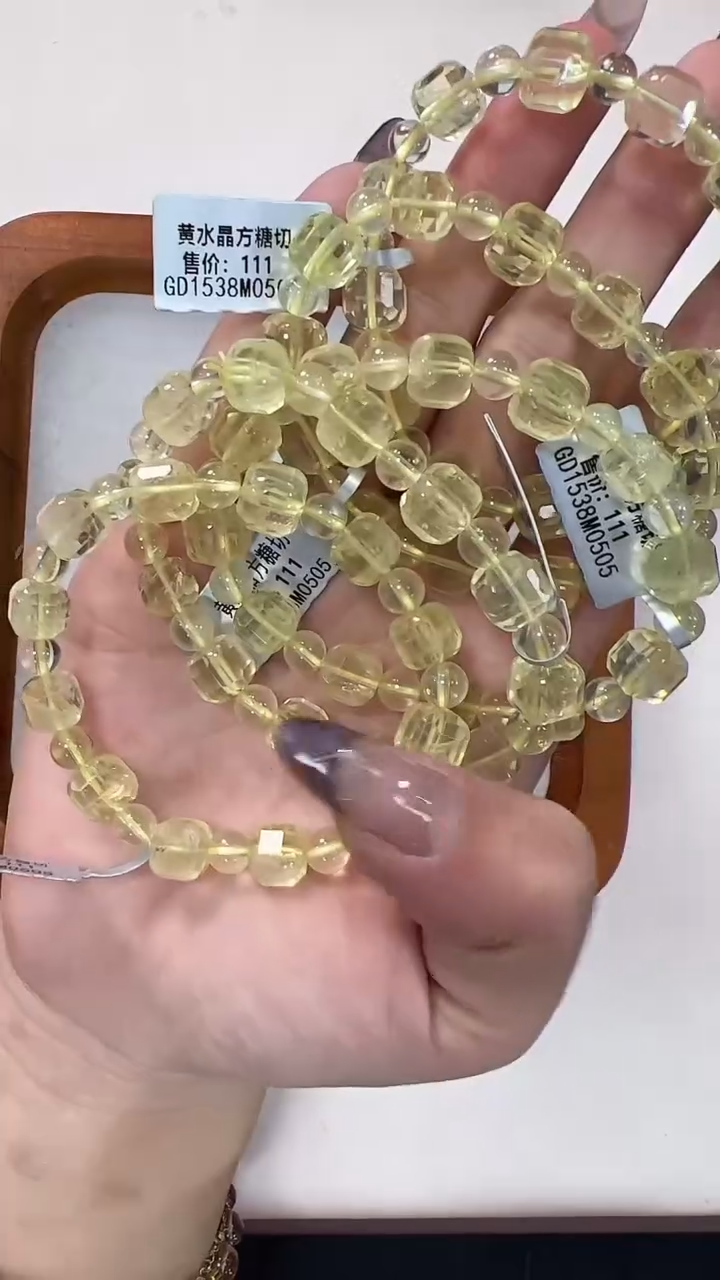 【闪购商品】水晶手链未镶嵌GD1538 多样性发一件