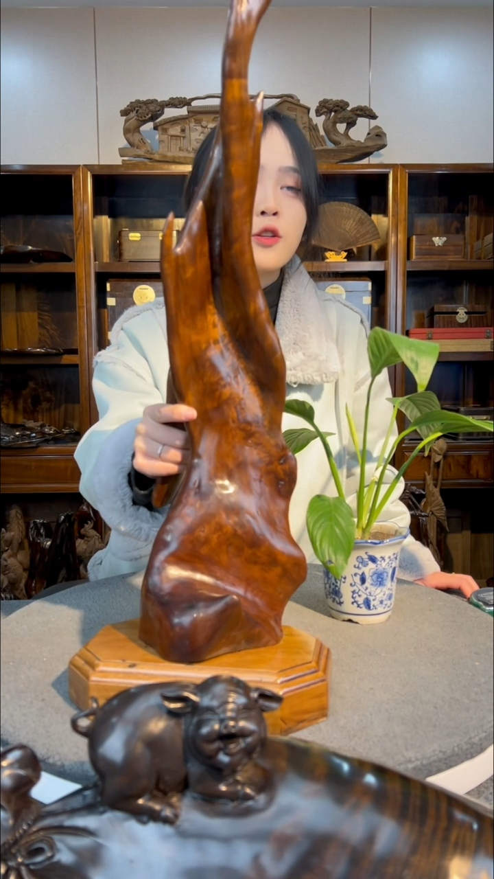 【闪购商品】金丝楠木雕随型摆件1