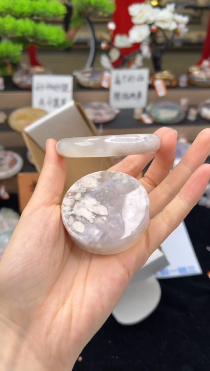 【闪购商品】石英质玉手镯未镶嵌52圈口（赠送镯心）22015