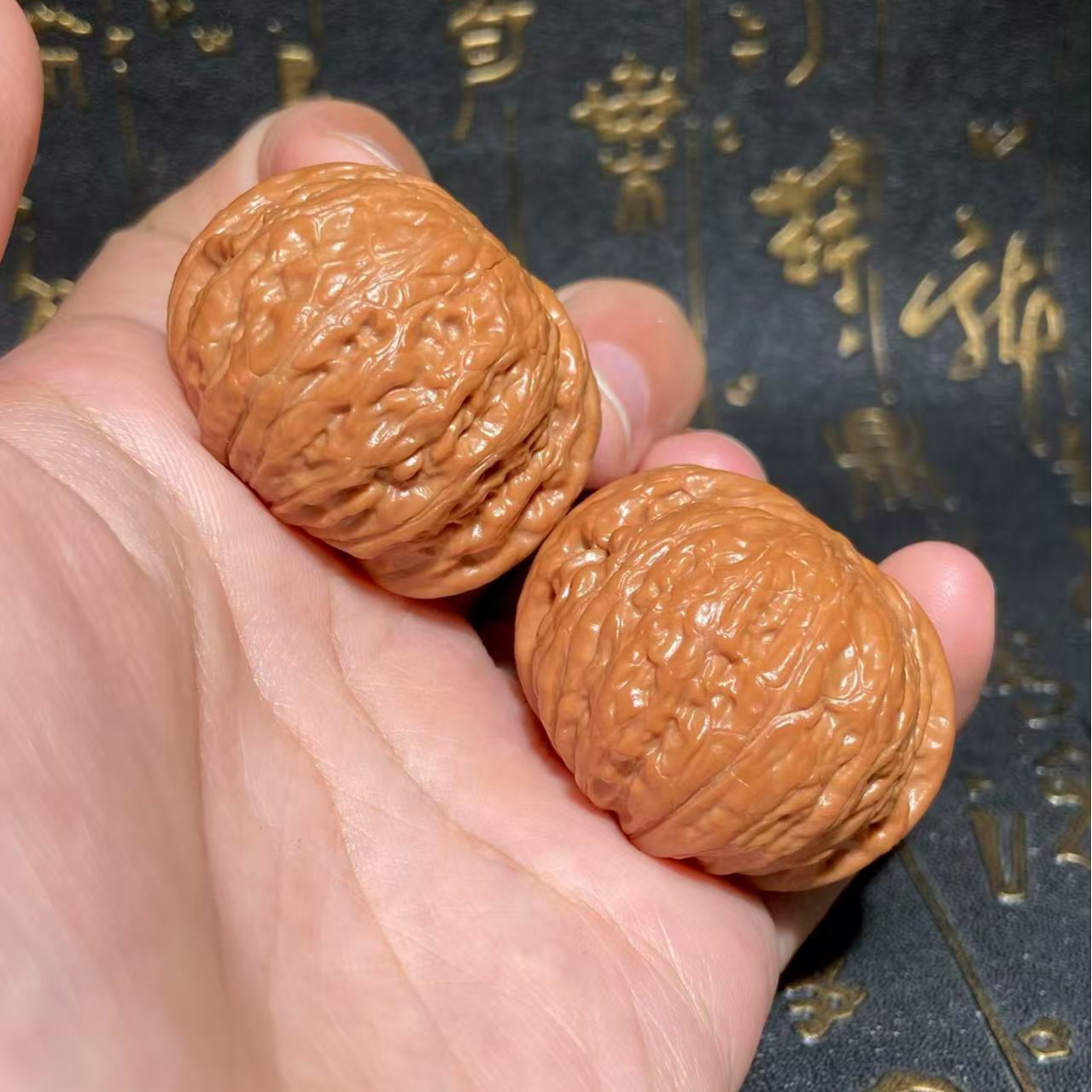 文玩核桃把件铁锤妹妹边36.5肚37高27