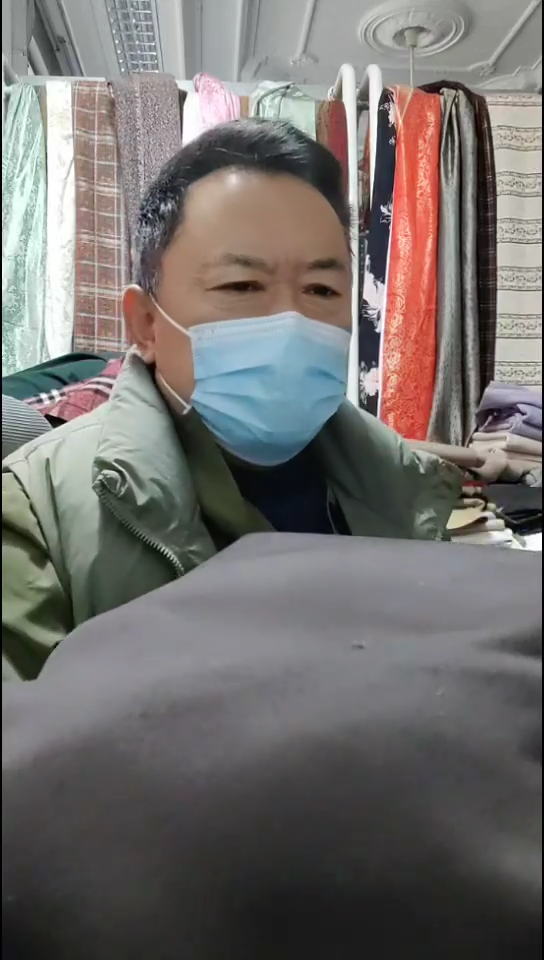 黑咖色纯色双面布料