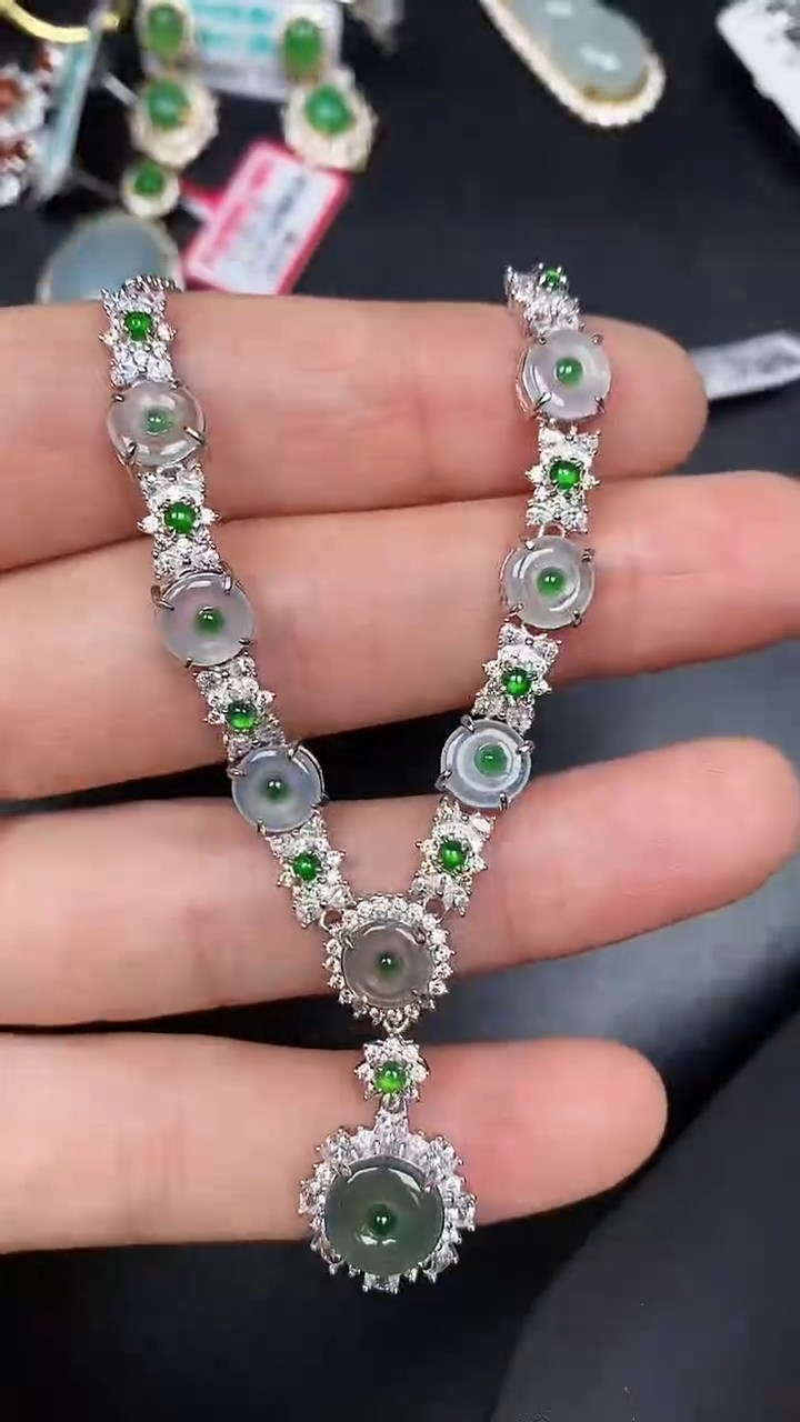 银S925镶嵌戒指翡翠1520