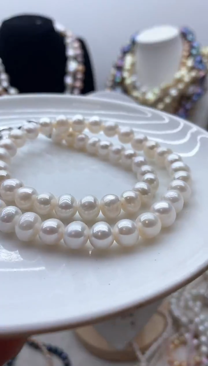 【闪购商品】淡水珍珠颈饰钛钢201