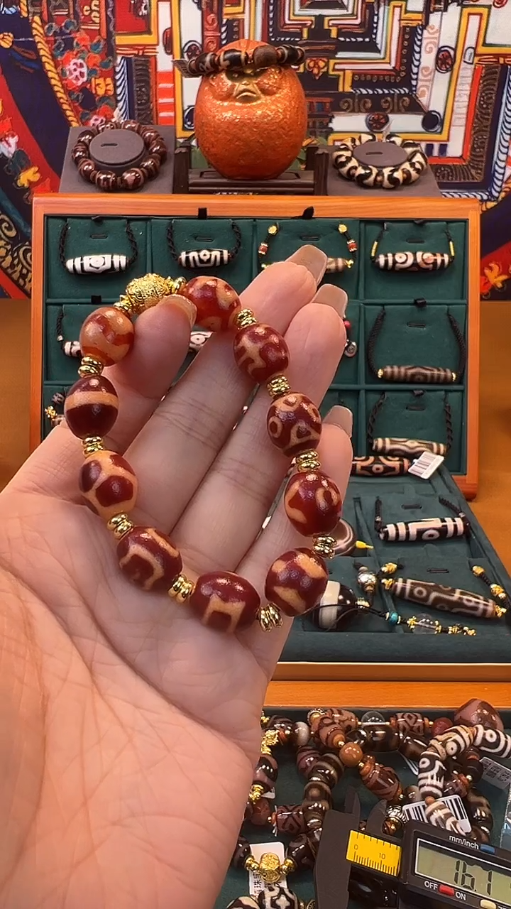 玛瑙/玉髓（覆膜）颈饰合金41.（微瑕）