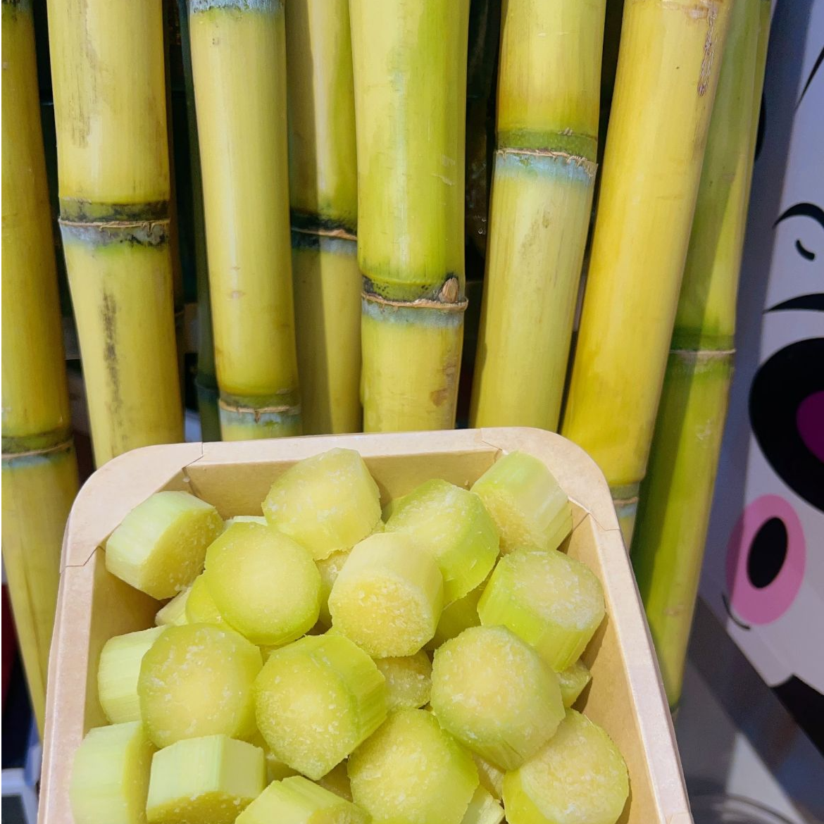 果切青皮甘蔗（1整根）【默认切好】