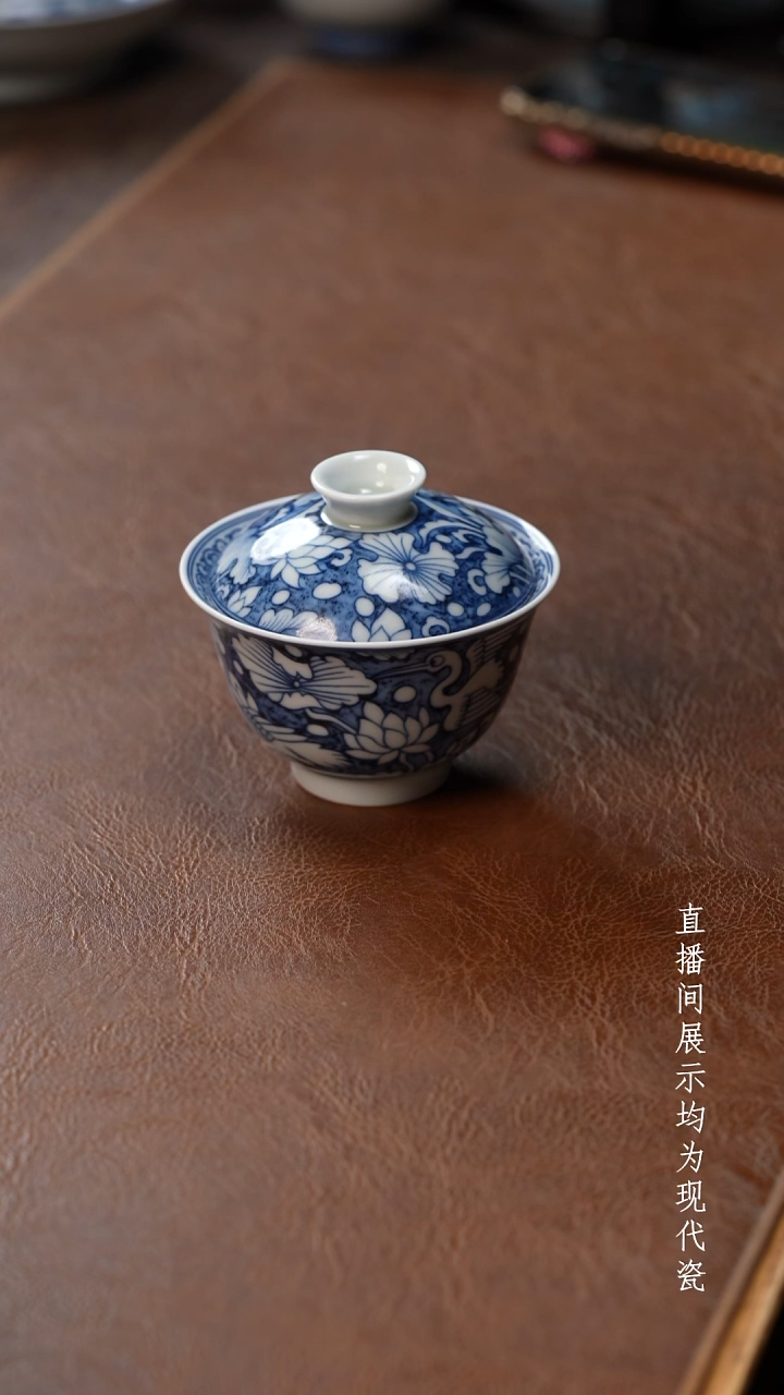 茶器茶器一鹭盖碗