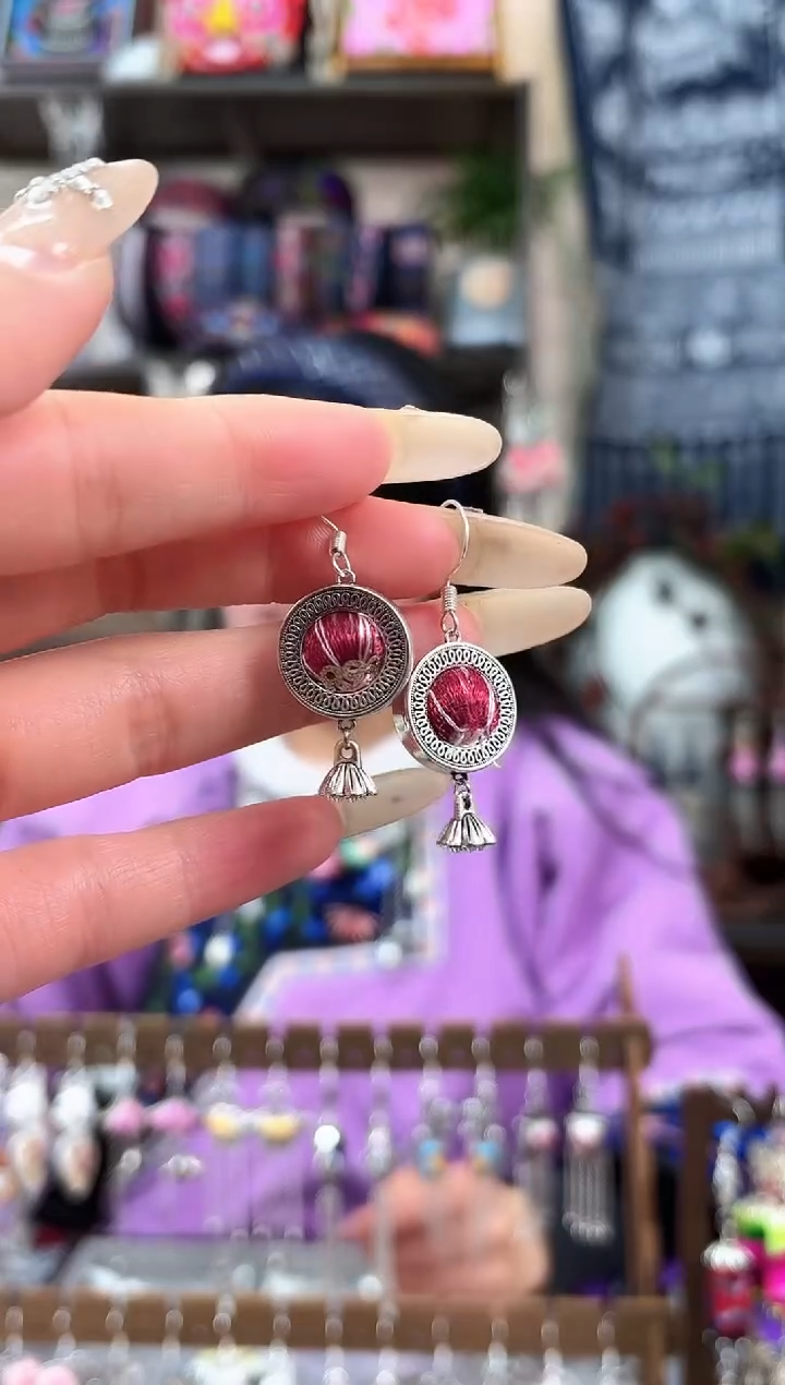 织绣民族风非遗老绣苗银饰品623