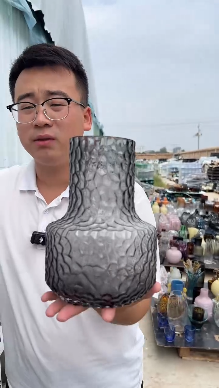 玻璃花瓶用于客厅桌面插花装饰