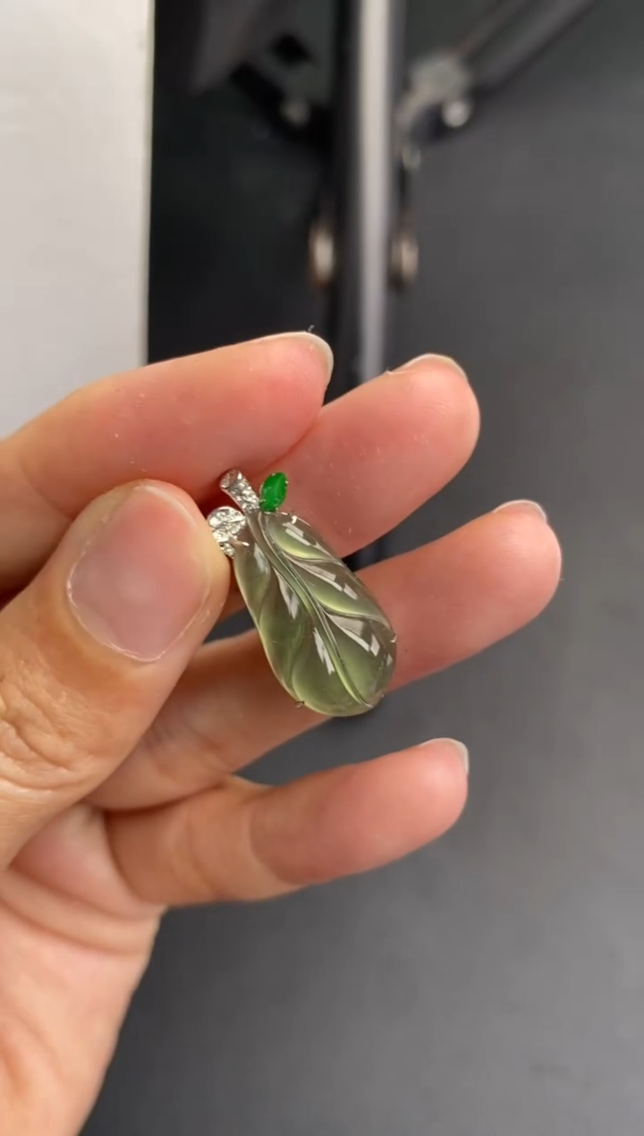 【闪购商品】定制翡翠18K金镶嵌模式推广期24小时鉴赏期