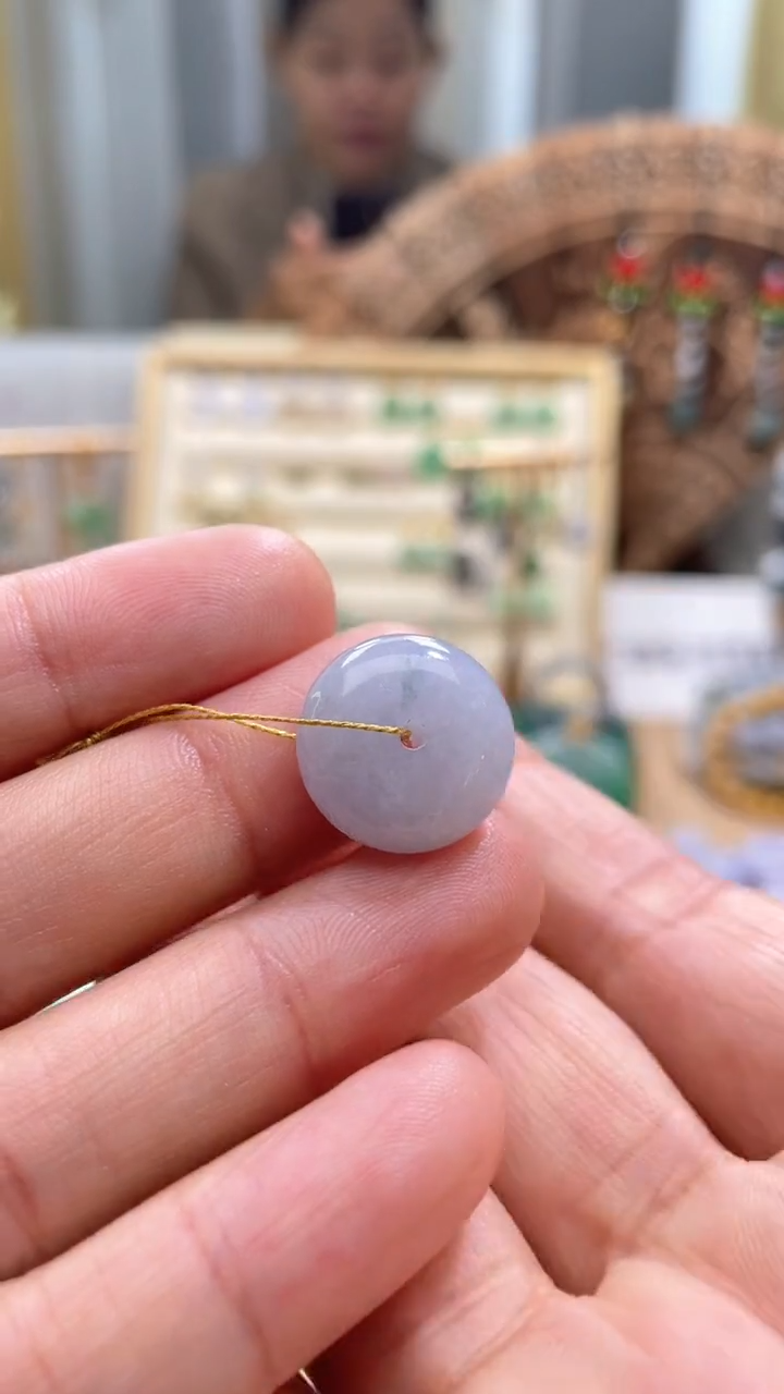 【闪购商品】翡翠颈饰未镶嵌平安扣