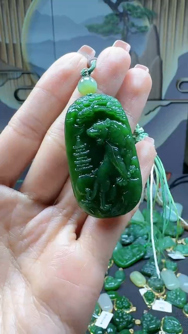 【闪购商品】和田玉挂件未镶嵌1