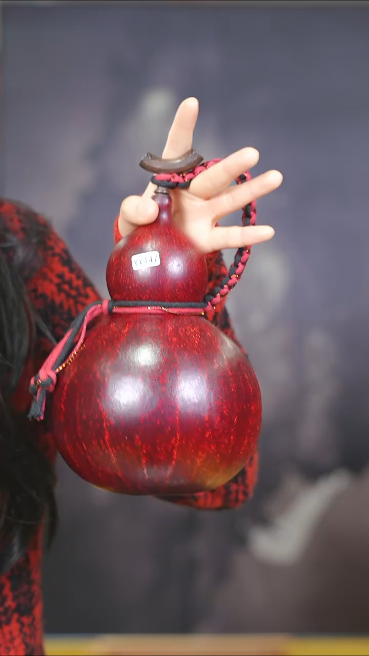 【闪购商品】YY147大漆酒葫芦不包手串及旋转底座