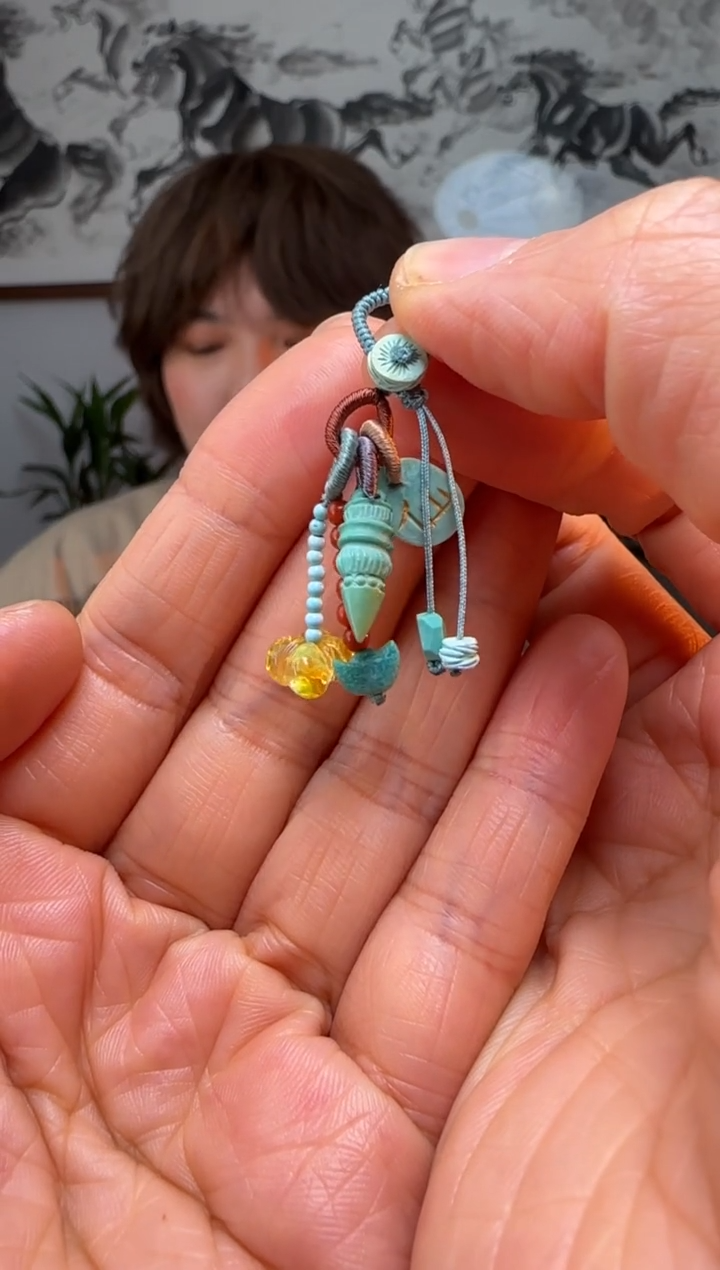 【闪购商品】绿松石提溜未镶嵌时尚百搭A1341