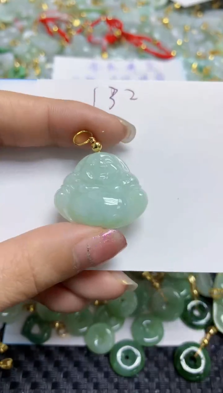 【闪购商品】翡翠颈饰合金天然A货翡翠