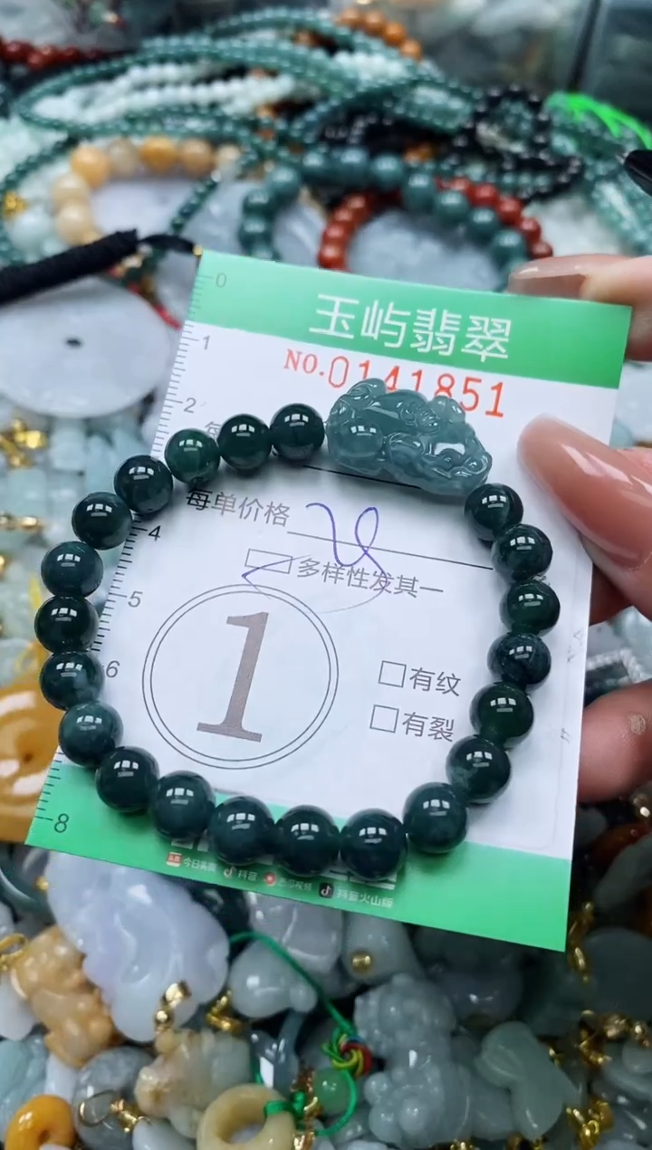 翡翠未镶嵌颈饰闪购0141851多样性发其一