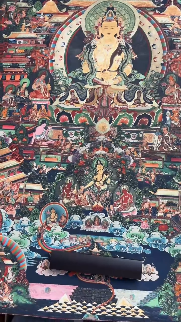 装裱画唐卡艺术精美绘画作品TK16092