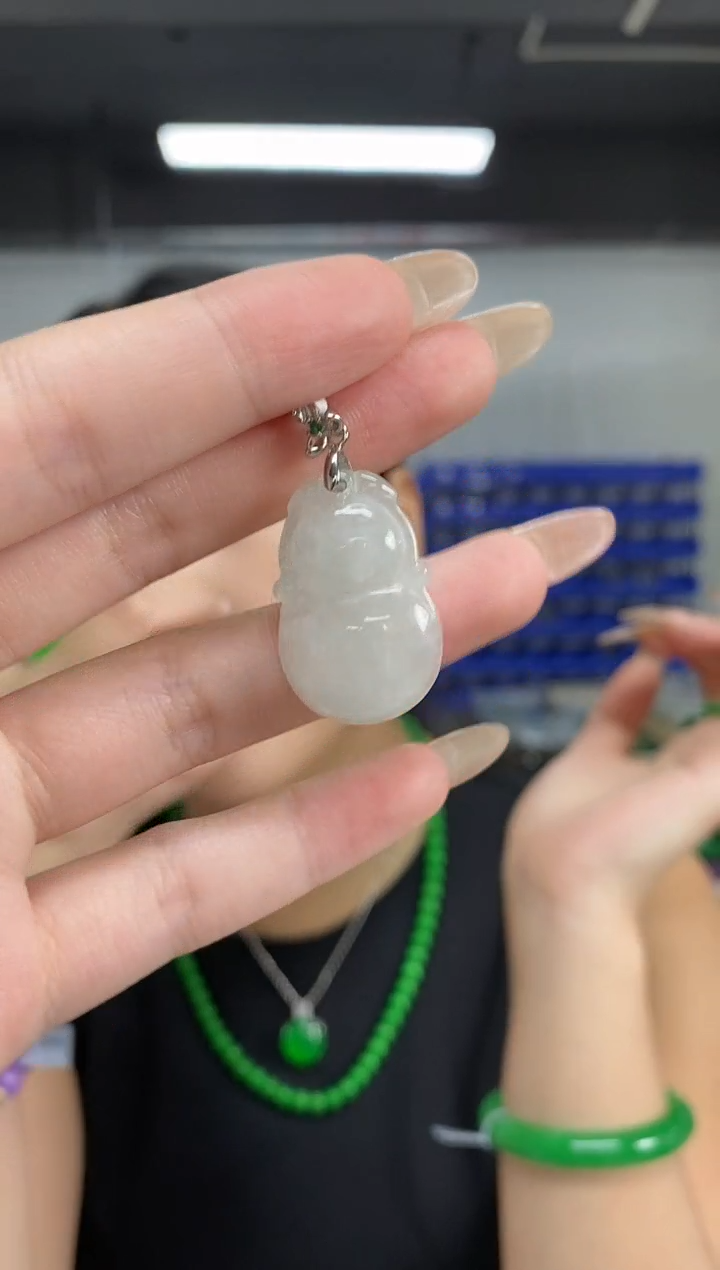 颈饰未镶嵌翡翠闪购链接 多样性发其一颜色微差
