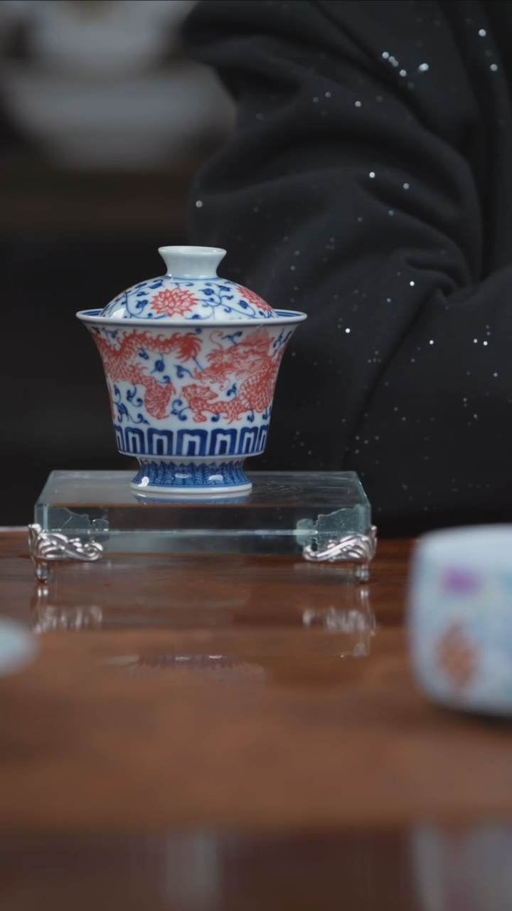 【闪购商品】景德镇纯手工陶瓷盖碗