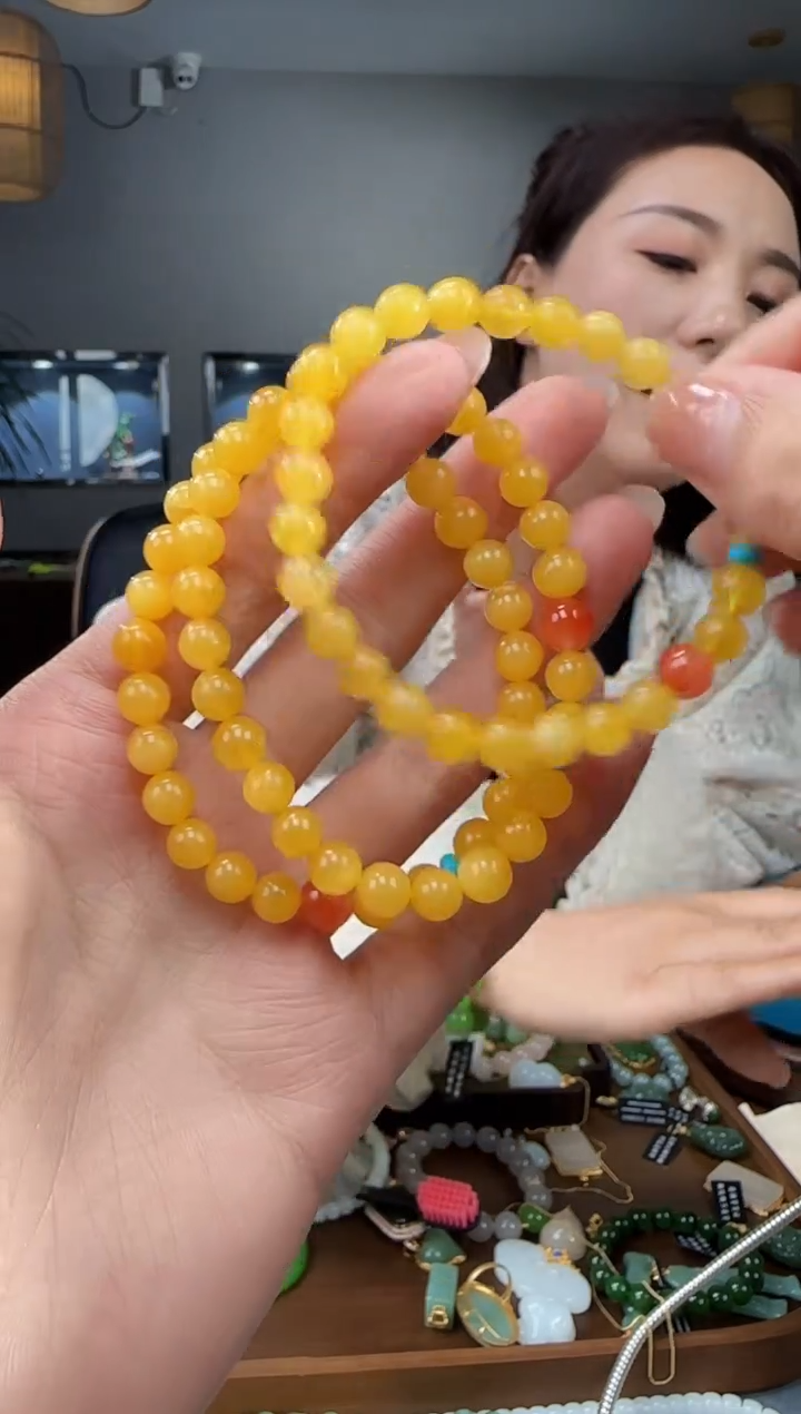 手链蜜蜡未镶嵌多样性发货拍一发一 