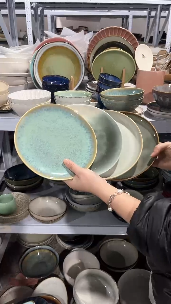 【闪购商品】瓷片外贸尾货瑕疵满20包邮X4 小盘组合