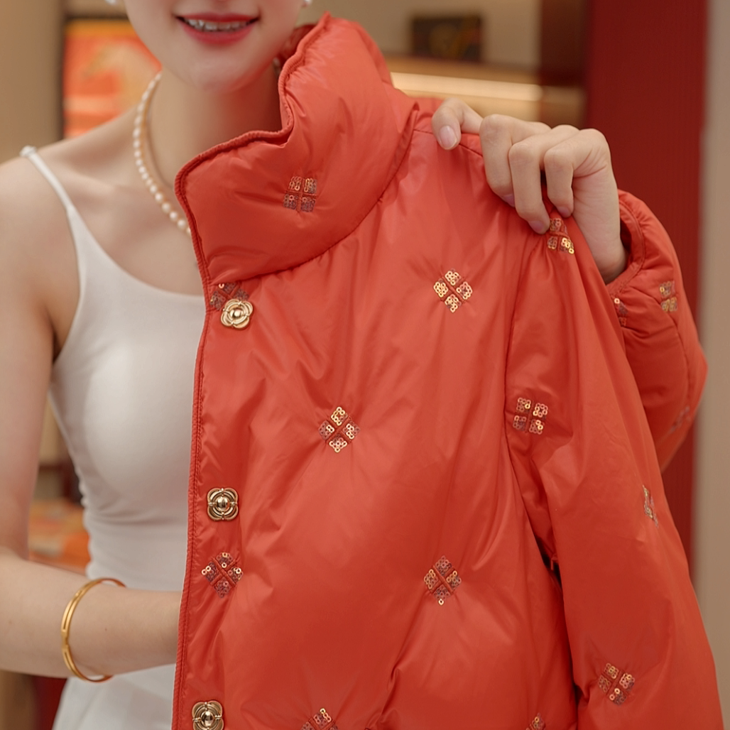 XL-2025冬季新款时尚气质高端羽绒服