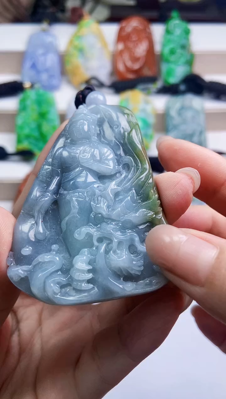 颈饰未镶嵌翡翠翡翠A货