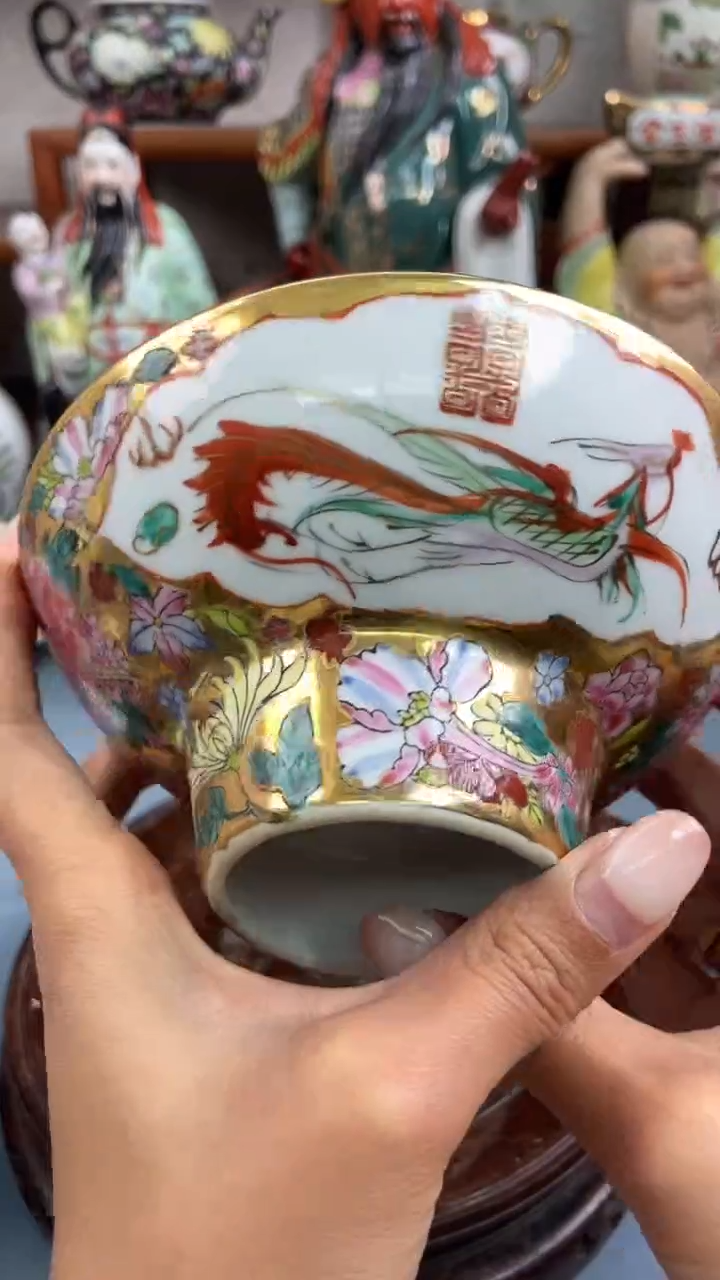 瓷片微瑕慎拍景德镇窑老厂瓷器单件