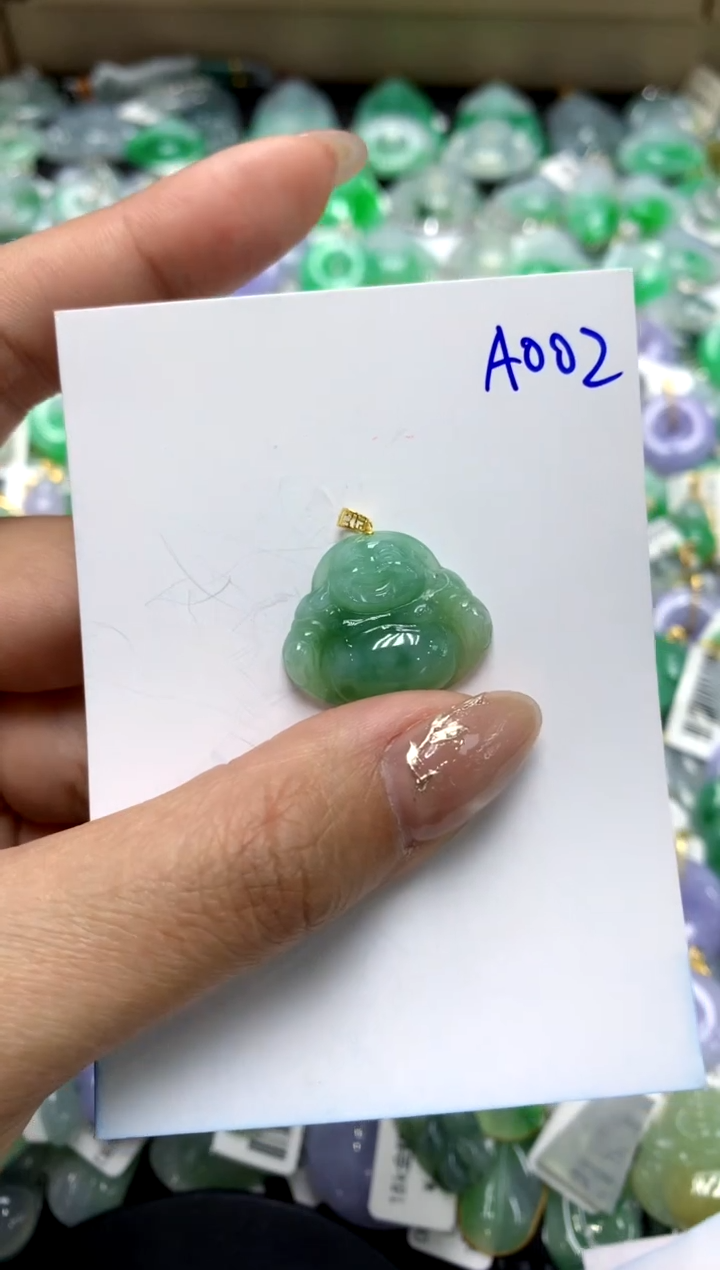 【闪购商品】翡翠颈饰18K金镶嵌111111111