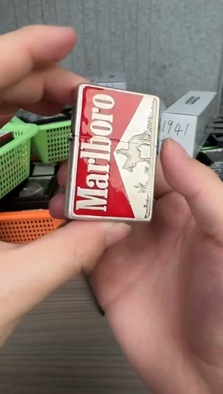 铁万宝路篝火牛仔-1937复刻-仿古银