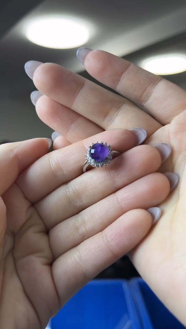 未镶嵌戒指水晶（多样性发一件）