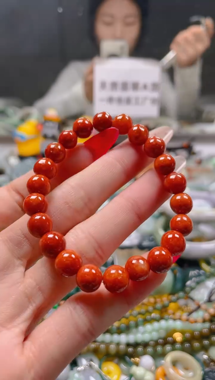 【闪购商品】翡翠颈饰未镶嵌8MM/G/翡翠A货一图一物