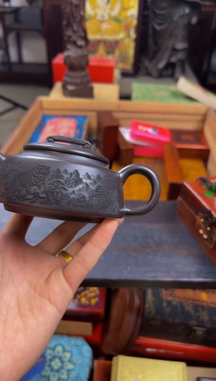 茶壶紫砂主播精选链接———————老虎壶