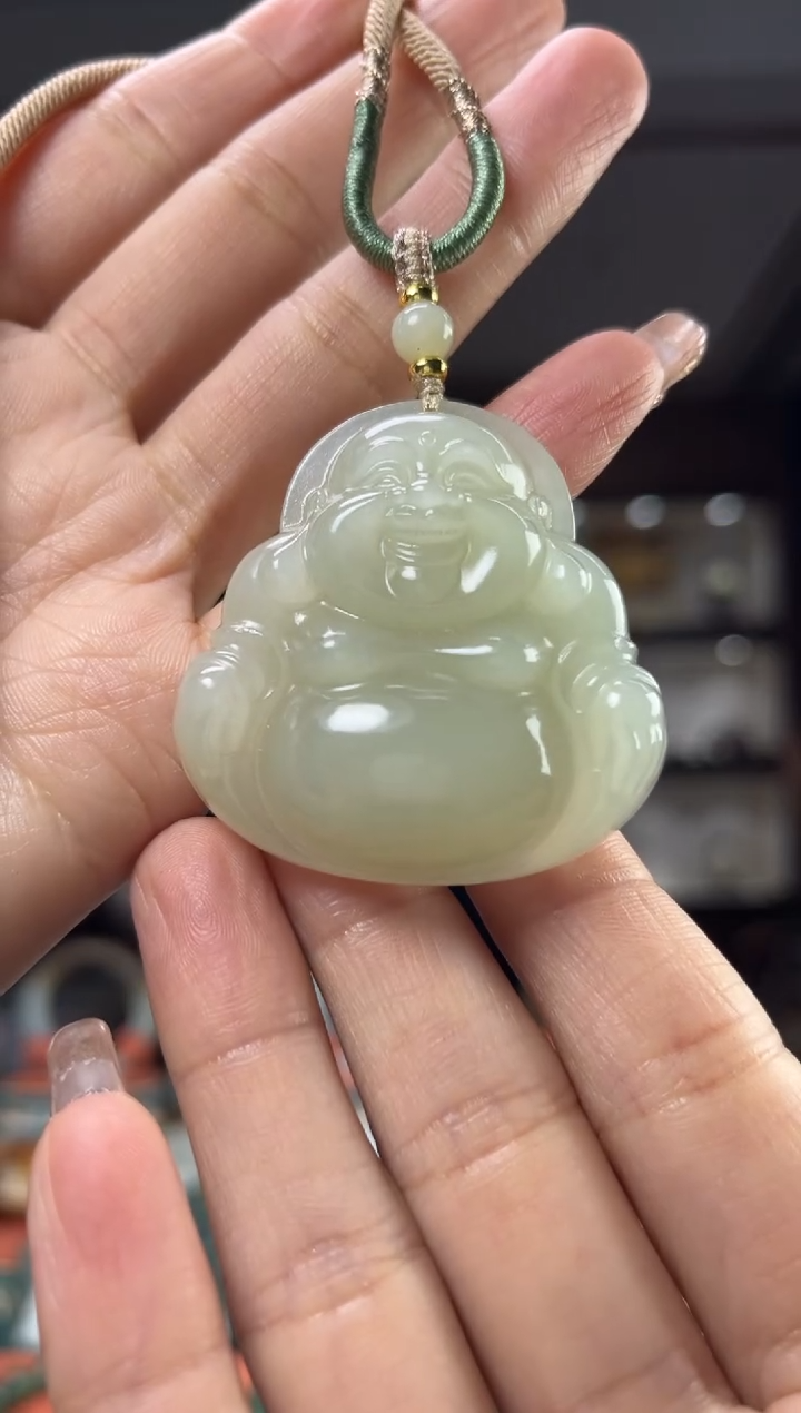 【闪购商品】和田玉颈饰未镶嵌佩佩45mm左右