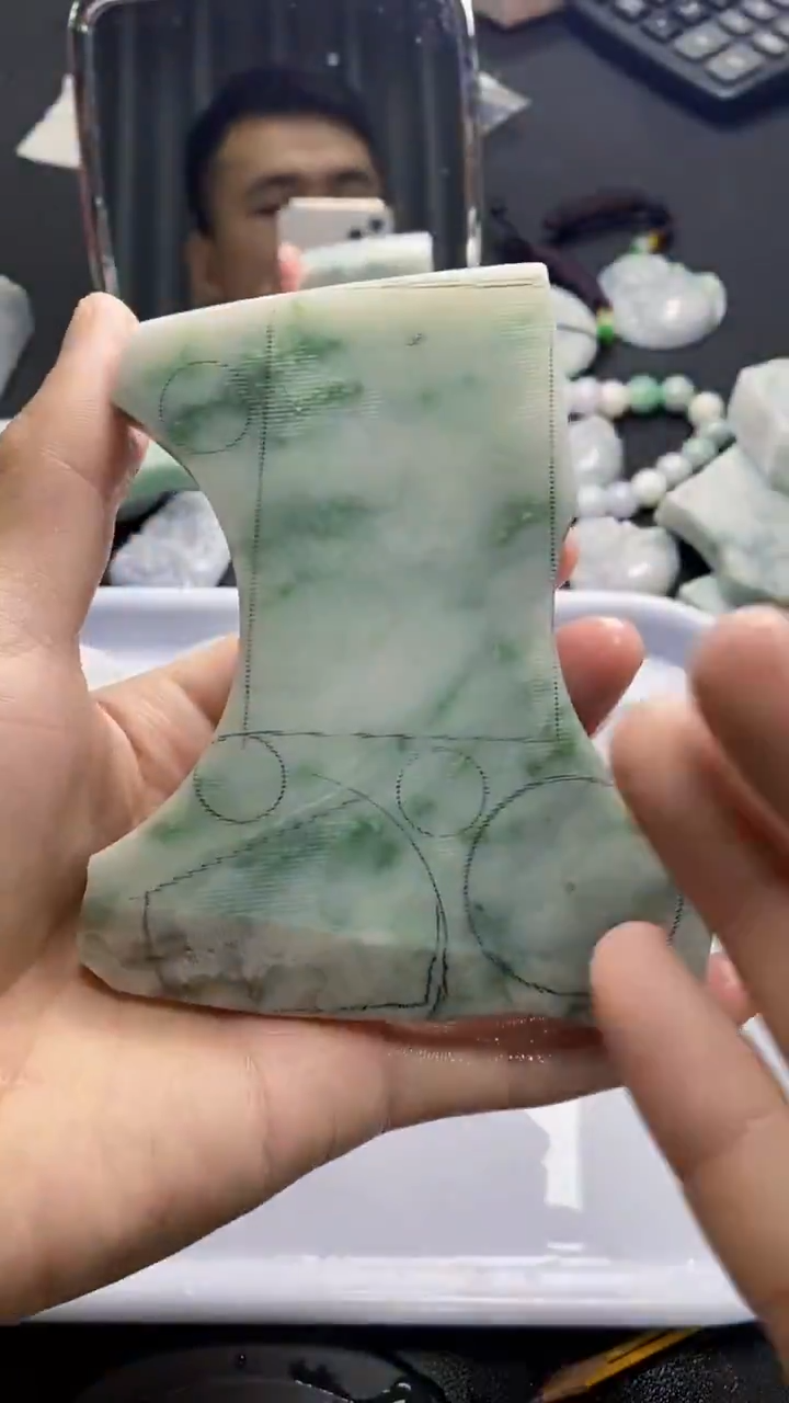 裸石翡翠天然缅甸A货【海】11