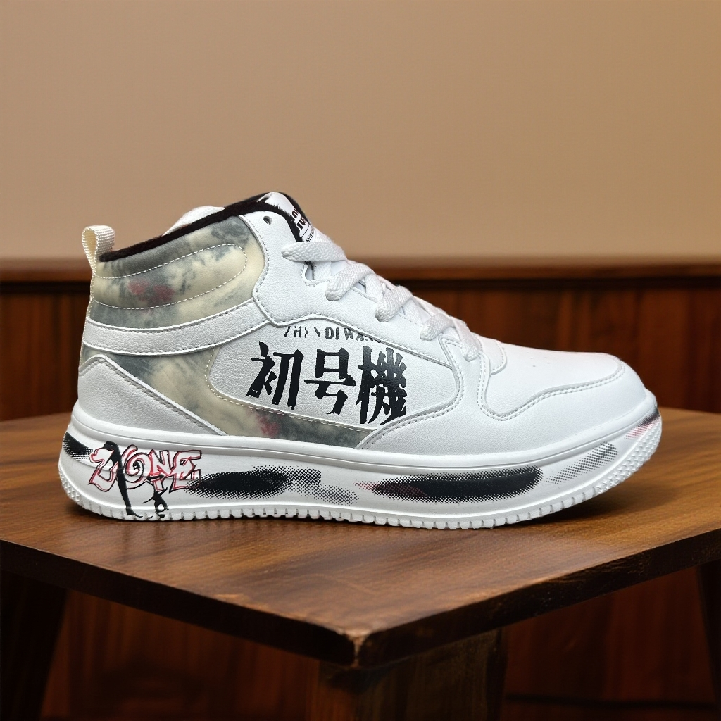 z8加棉板鞋休闲篮球鞋系带透气圆头潮流冬季休闲板鞋高帮鞋12119B