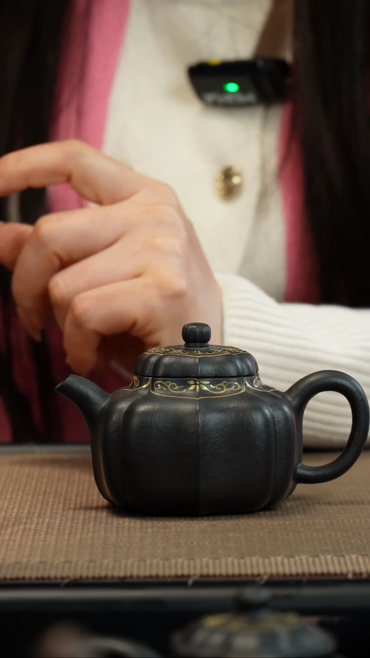 【闪购商品】紫砂茶壶生砂朱泥筋纹德钟