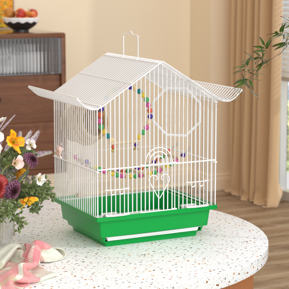 家用小型鸟笼适合牡丹鹦鹉虎皮珍珠鸟文鸟绣眼豪华繁殖养殖