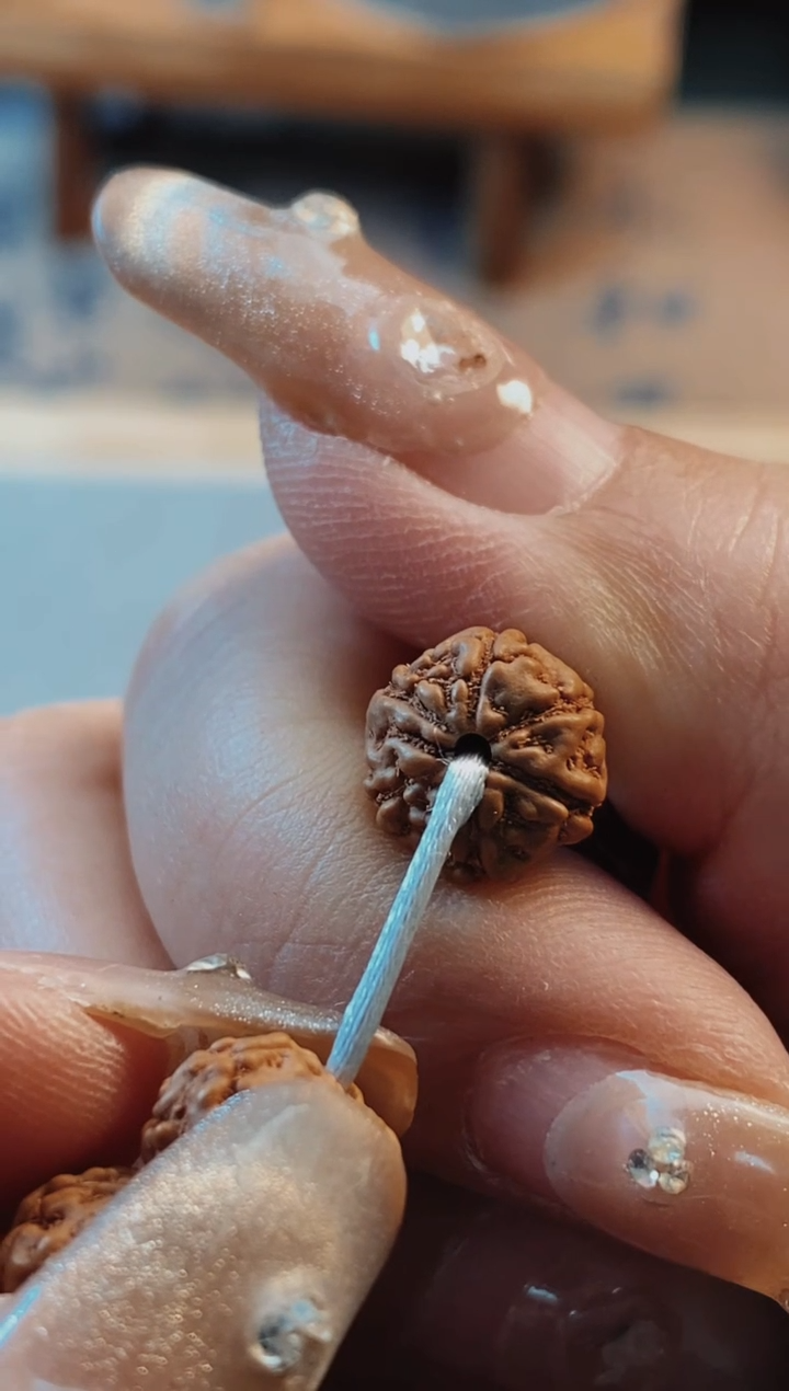 【闪购商品】金刚菩提手串320原皮六瓣勿里达树王尺寸10+钢丝刷