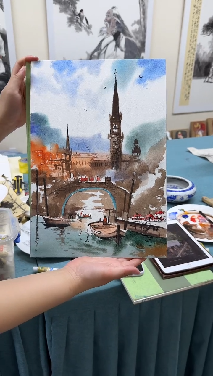 国画y天津人美-王彦鹏国画1平尺