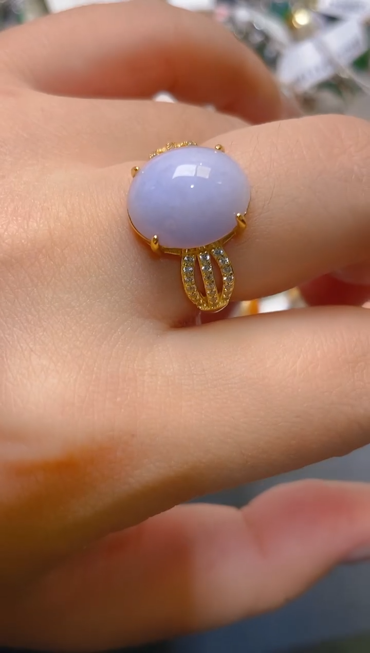 【闪购商品】翡翠耳饰银S925镶嵌天然A货翡翠1